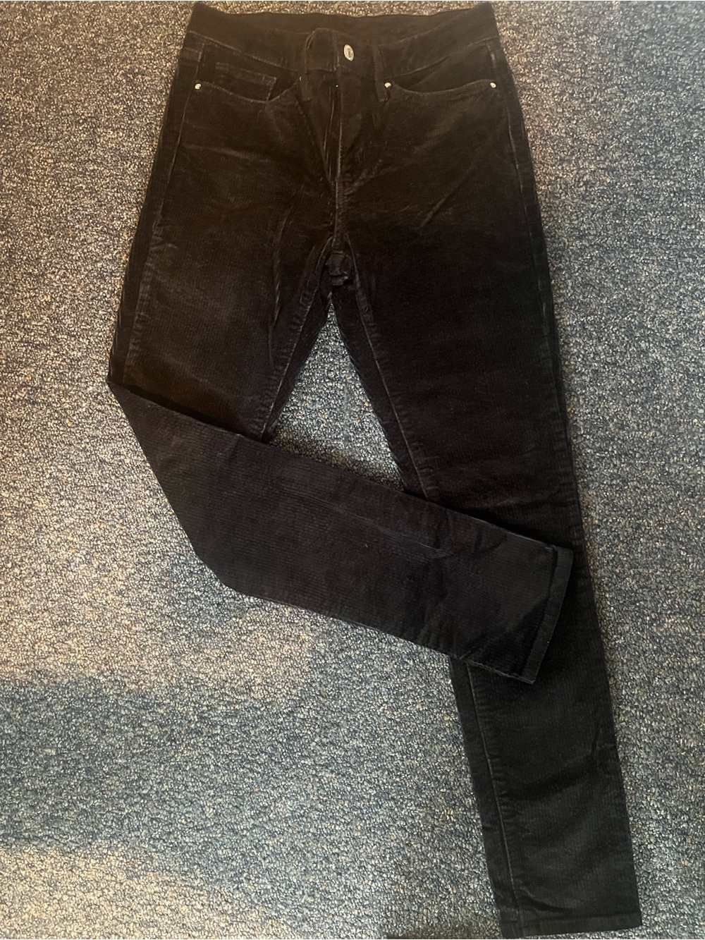Levi's Black Corduroy Pants with Red Tab